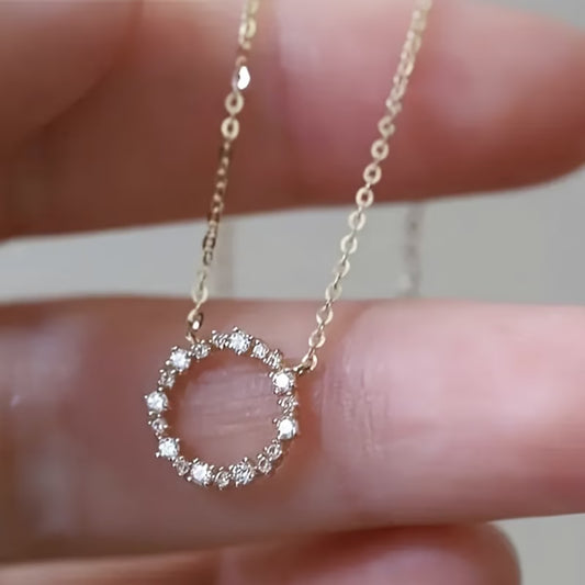 Petite gold necklace