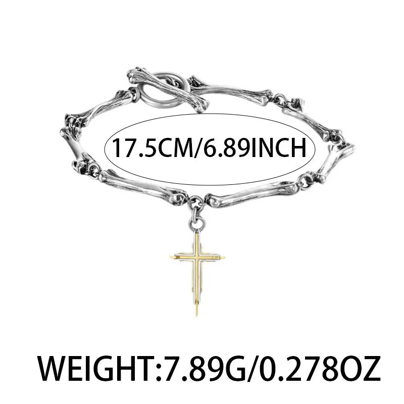 Bone chain bracelet