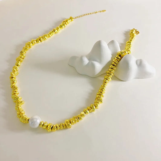 14k plated necklace