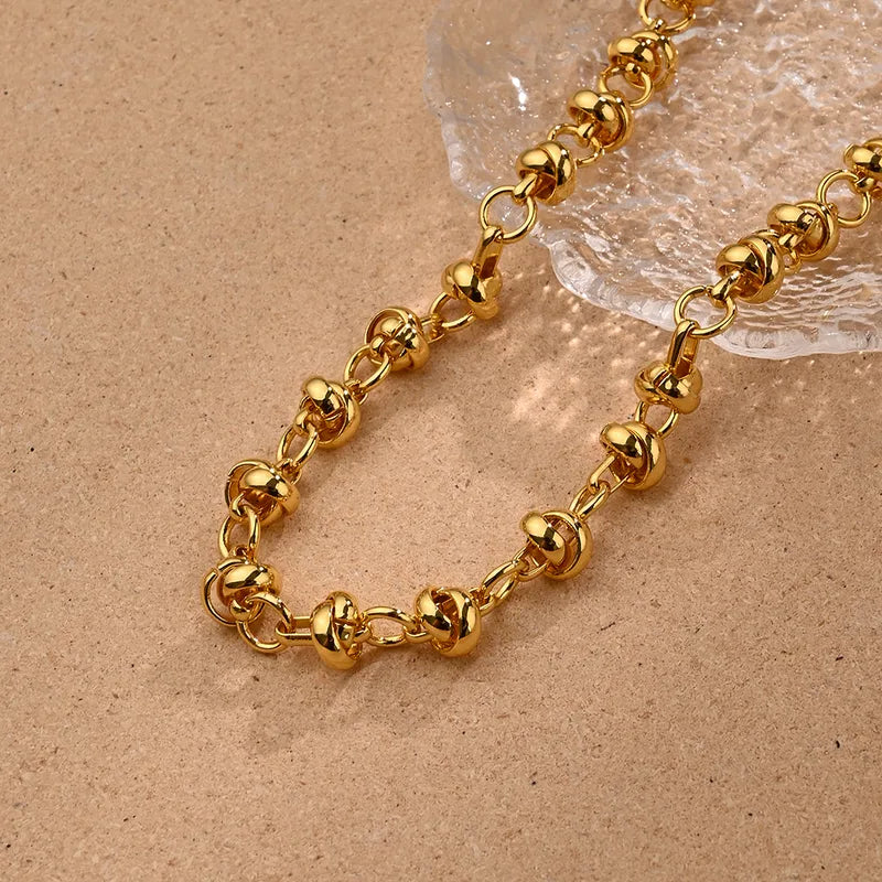 Gold plated necklace