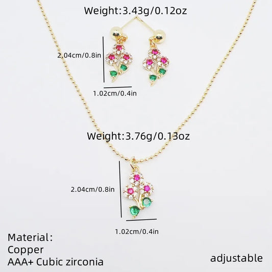 necklace earrings