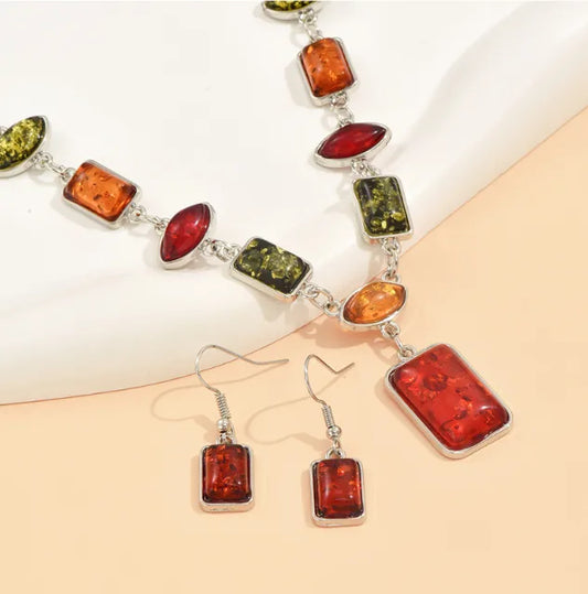 necklace earring set