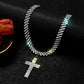 Rhinestone cross chocker