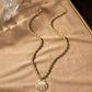 Gold seashell necklace