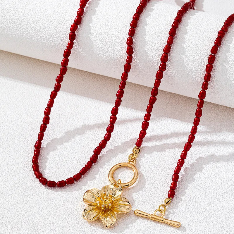 Red Bead Necklace