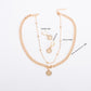 Tree-Of-Life Golden necklace & earring set