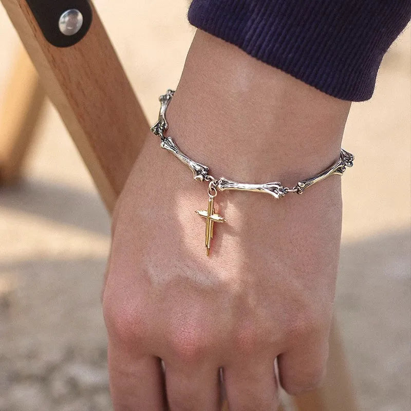 Bone chain bracelet