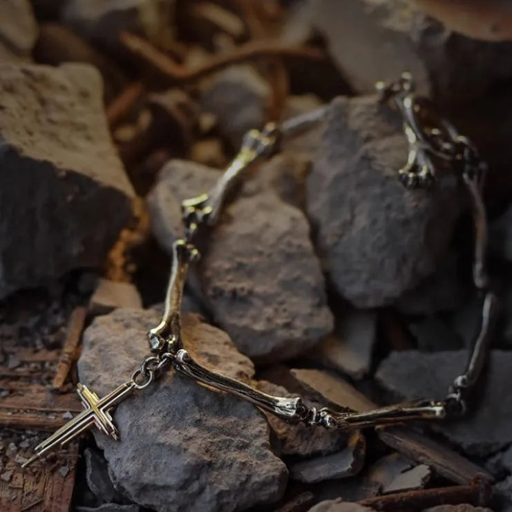 Bone chain bracelet