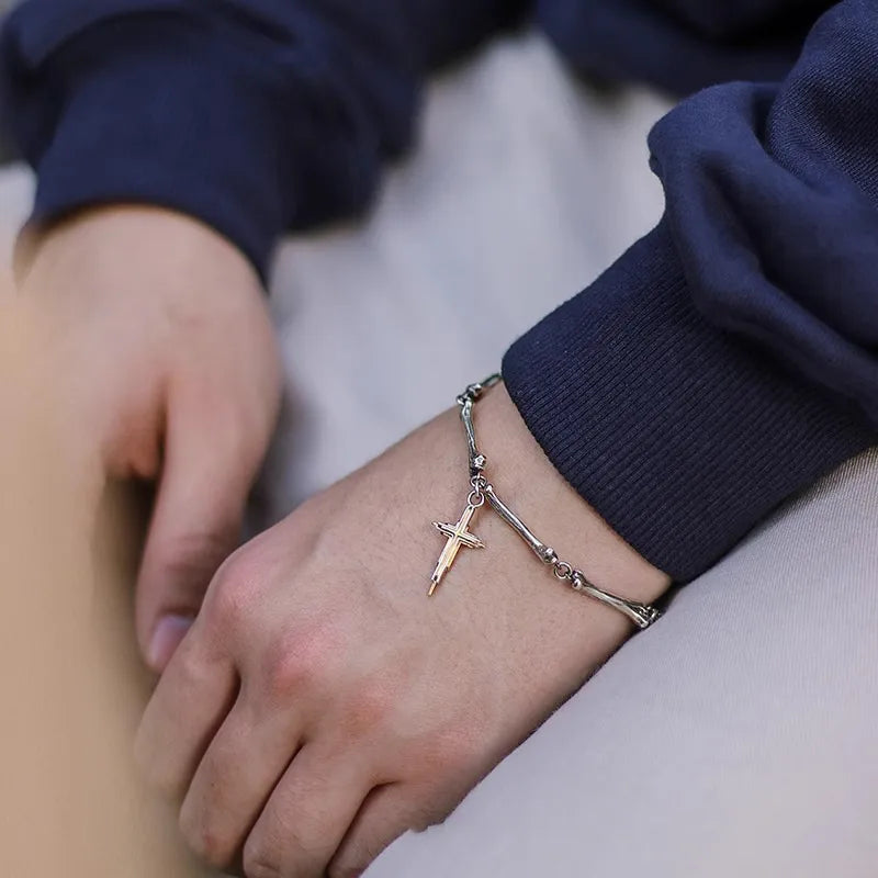Bone chain bracelet