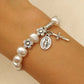Faux pearl bracelet
