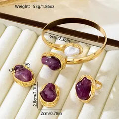 bracelet earrings ring