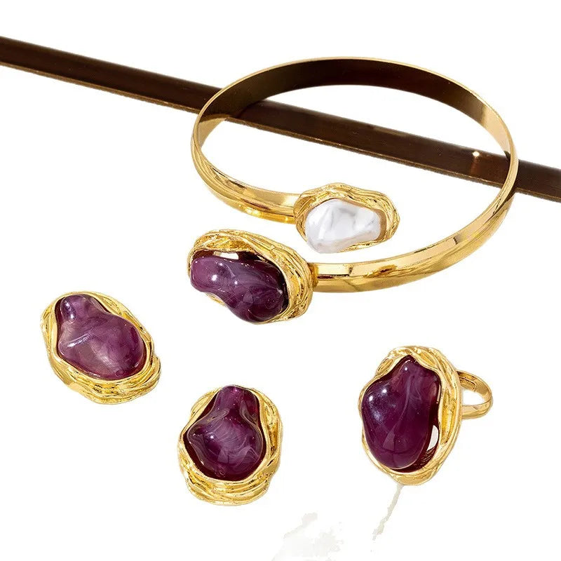 bracelet earrings ring