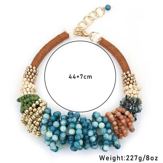 Bold statement necklace