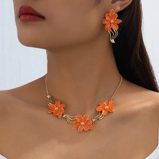 Necklace earring set