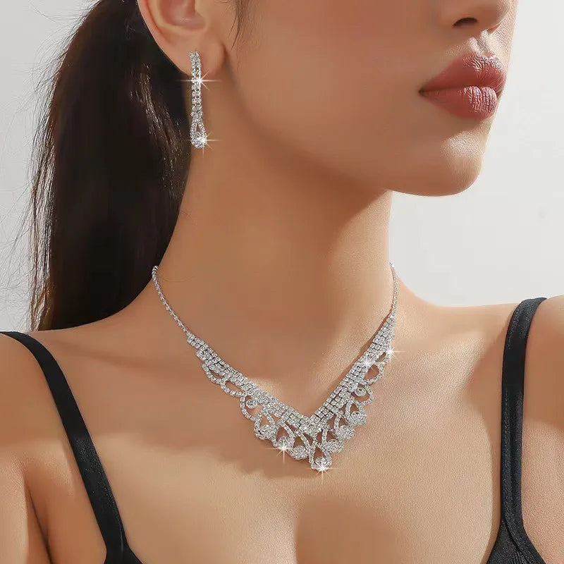 necklace earrings set