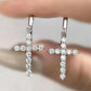 Silver earrings