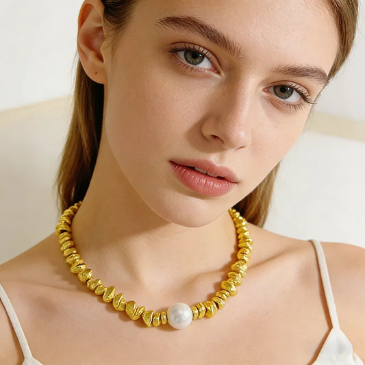 14k plated necklace