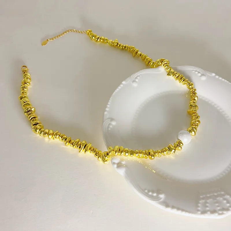 14k plated necklace