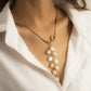 18k gold plated necklace