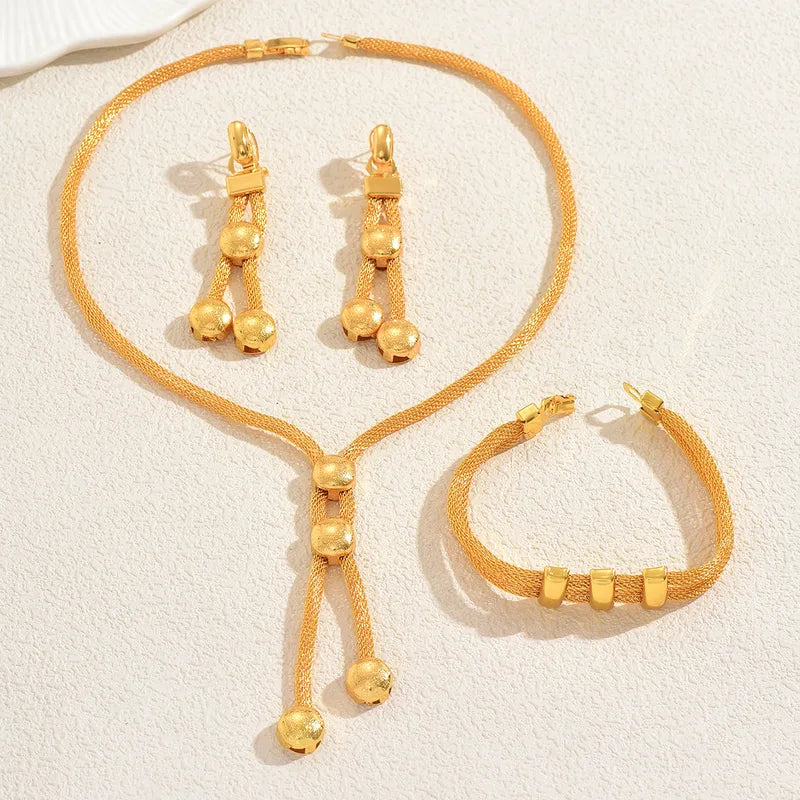 necklace bracelet earrings