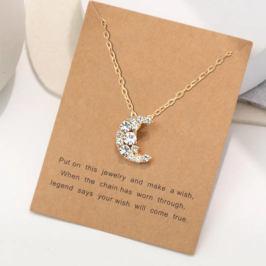 necklace quarter moon