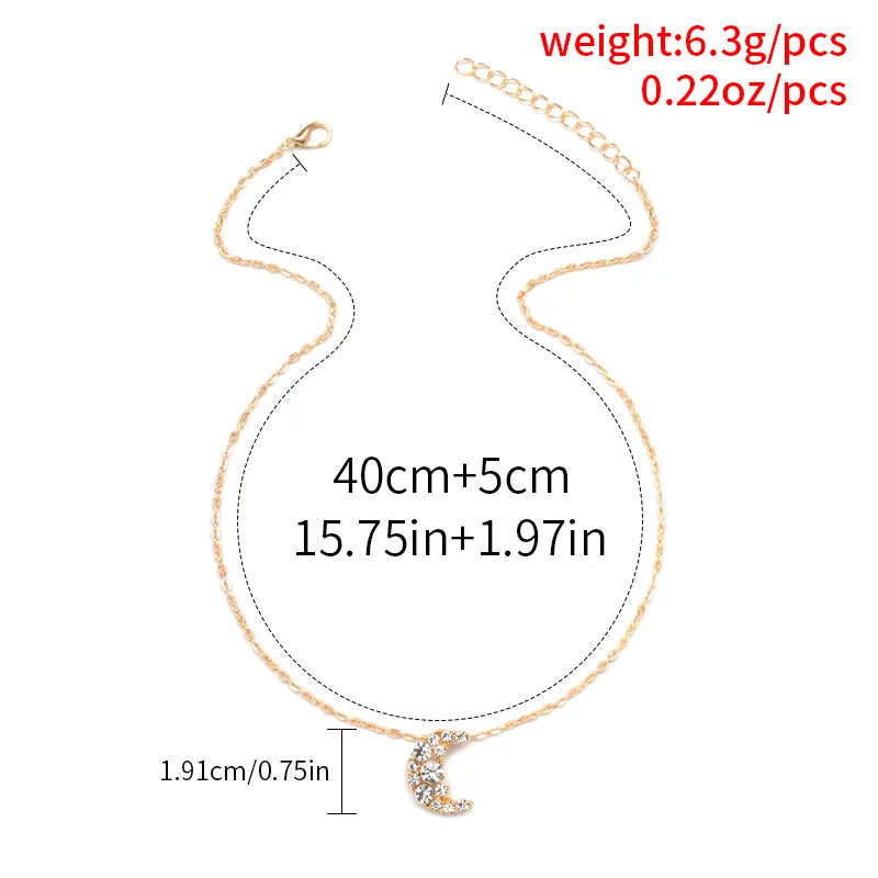 necklace quarter moon