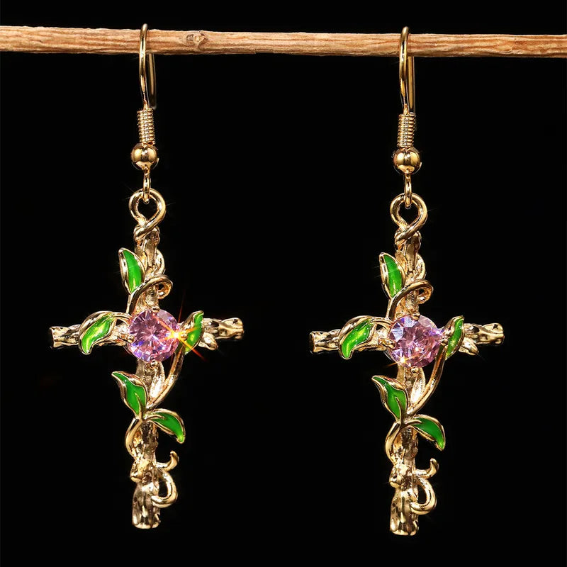 Christian earrings