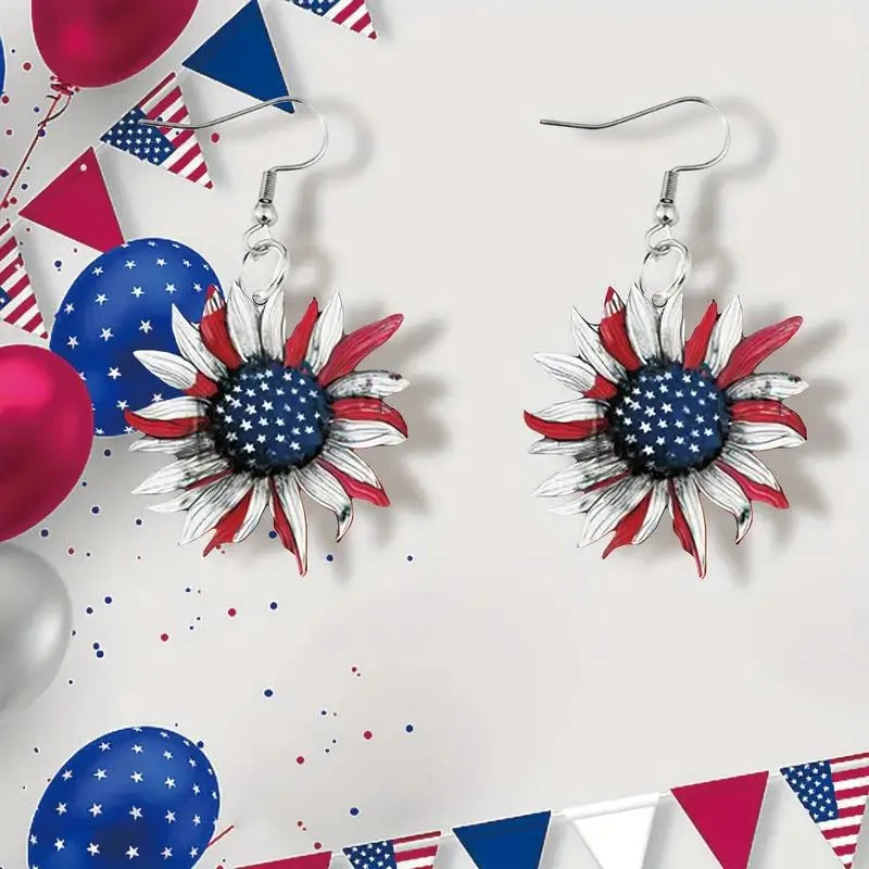patriotic earrings