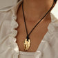 leather cord necklace