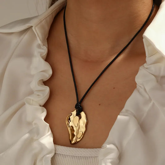leather cord necklace