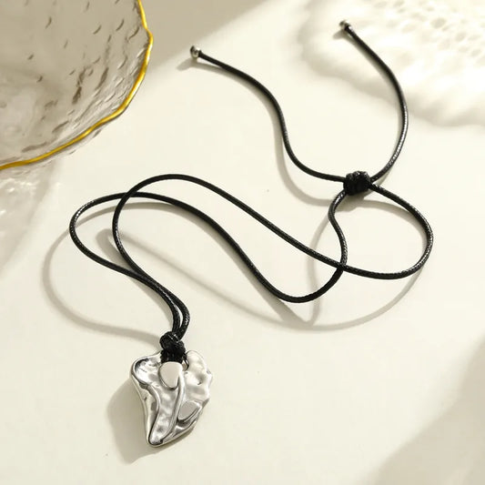 leather cord necklace