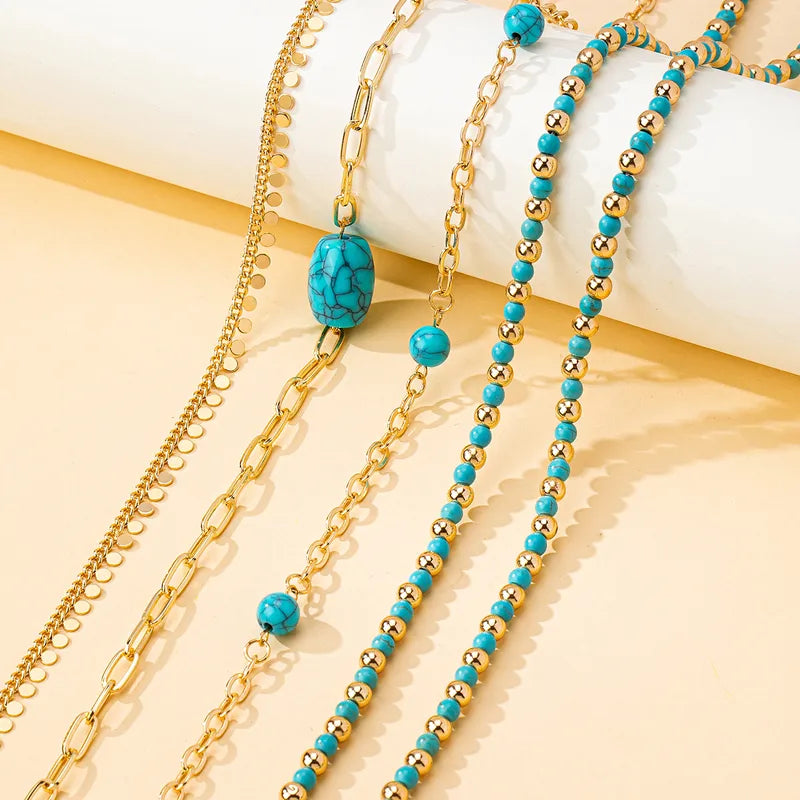 layered necklace