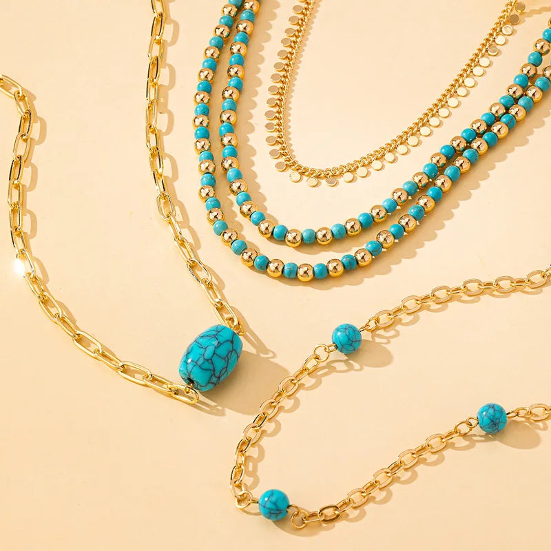 layered necklace