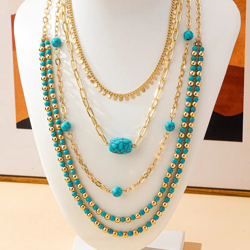 layered necklace