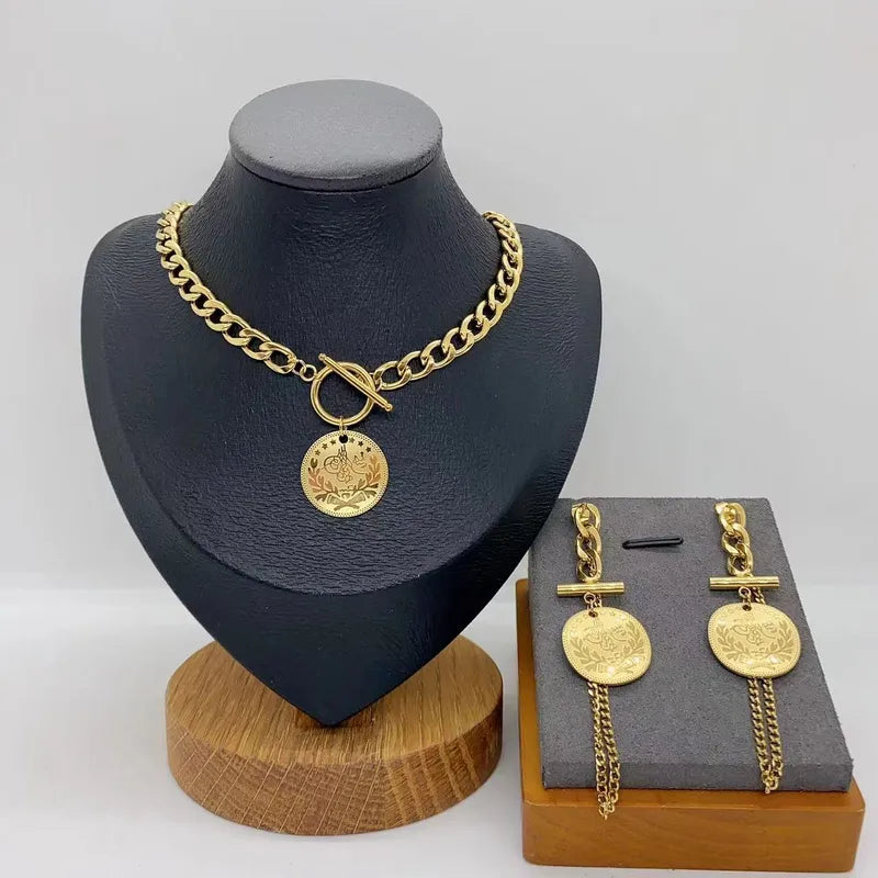 necklace earring set