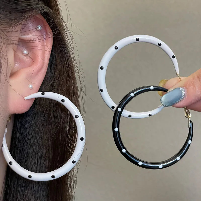 hoop earrings