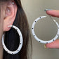 hoop earrings