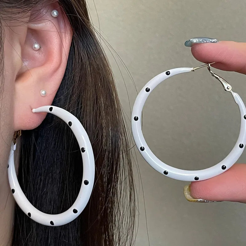 hoop earrings