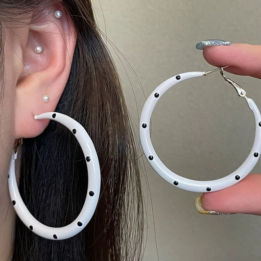 hoop earrings