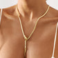 necklace golden snake