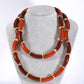 Two resin necklaces & three bracelets