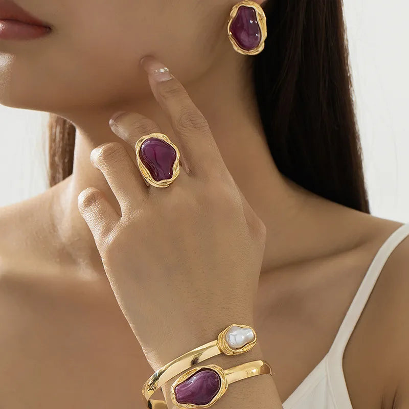 bracelet earrings ring