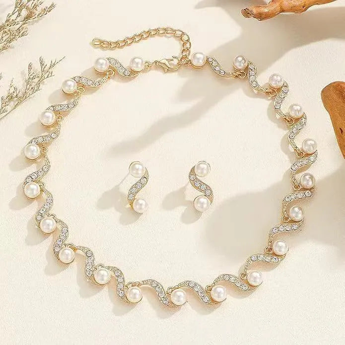 necklace and earring set