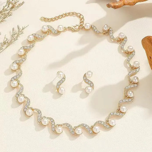 necklace and earring set