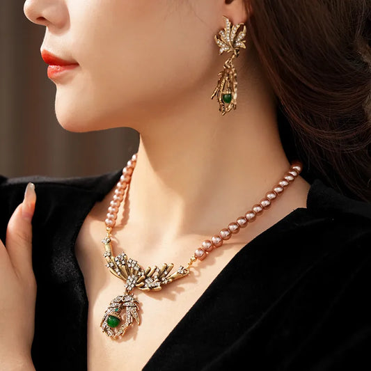 necklace earring set