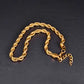 Gold Plated Rope Necklace