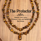 Stone look layered necklace