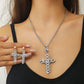 Rhinestone necklace & earring set