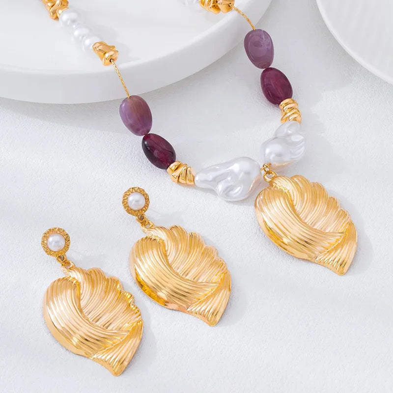summer necklace & earring set