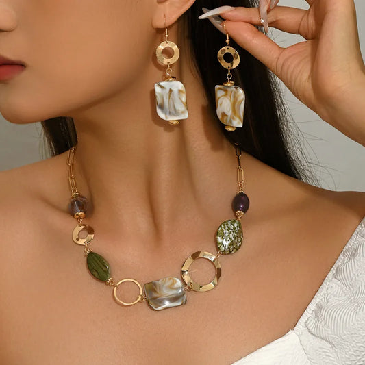 necklace, bracelet earring set